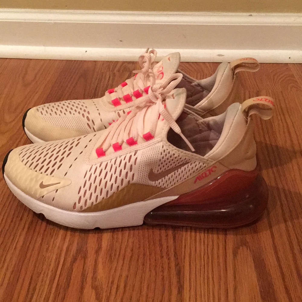 Pink & Beige Air Max 270’s